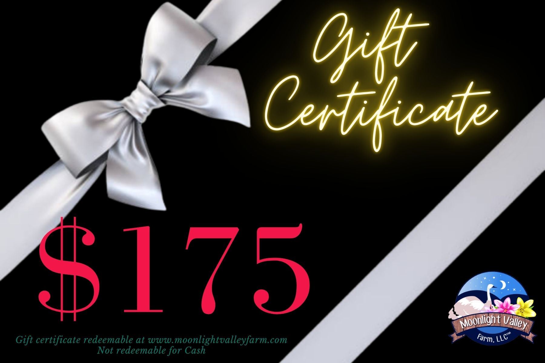 $175 Gift Certificate - Click Image to Close