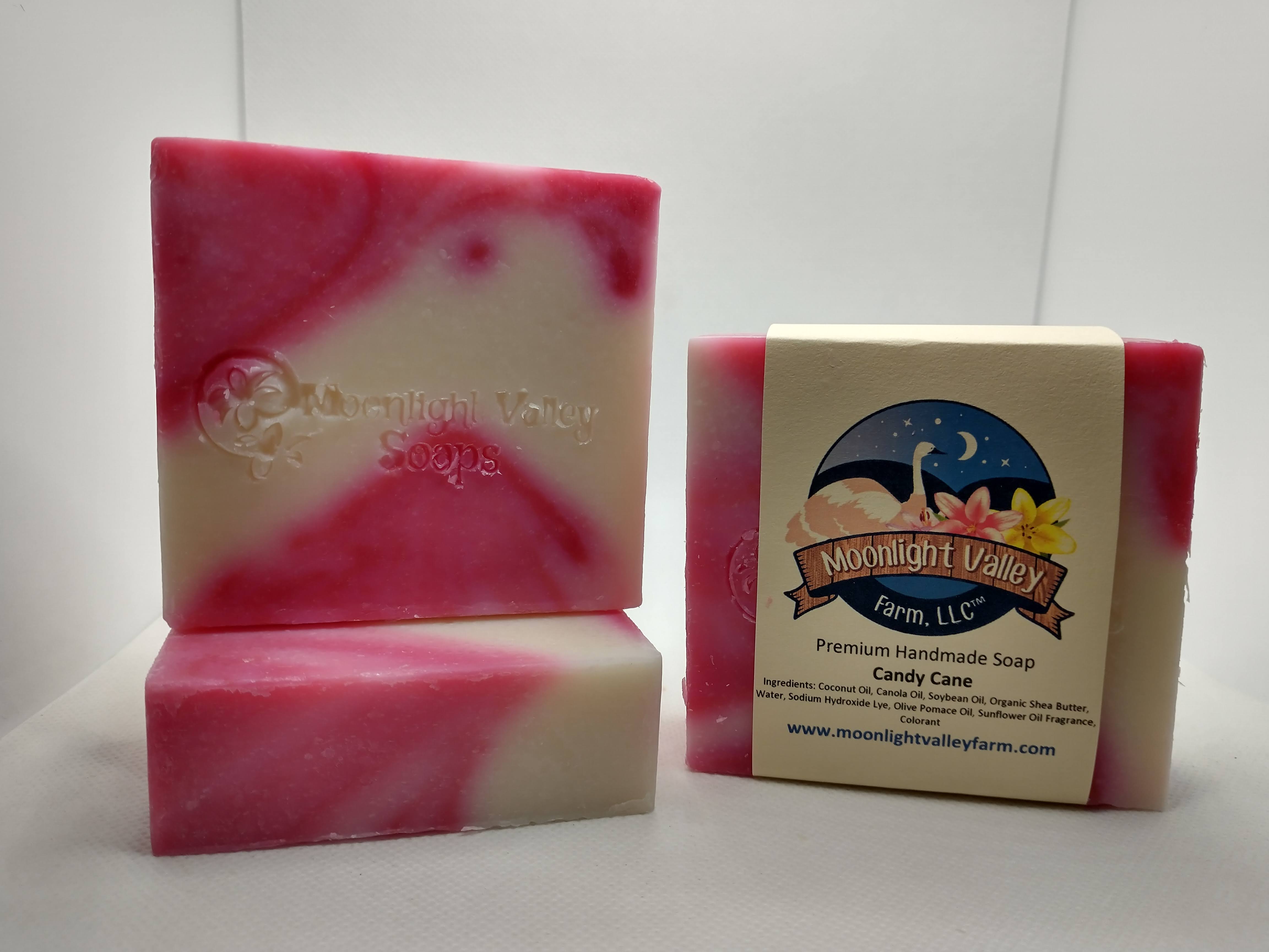 Candy Cane Soap - Click Image to Close