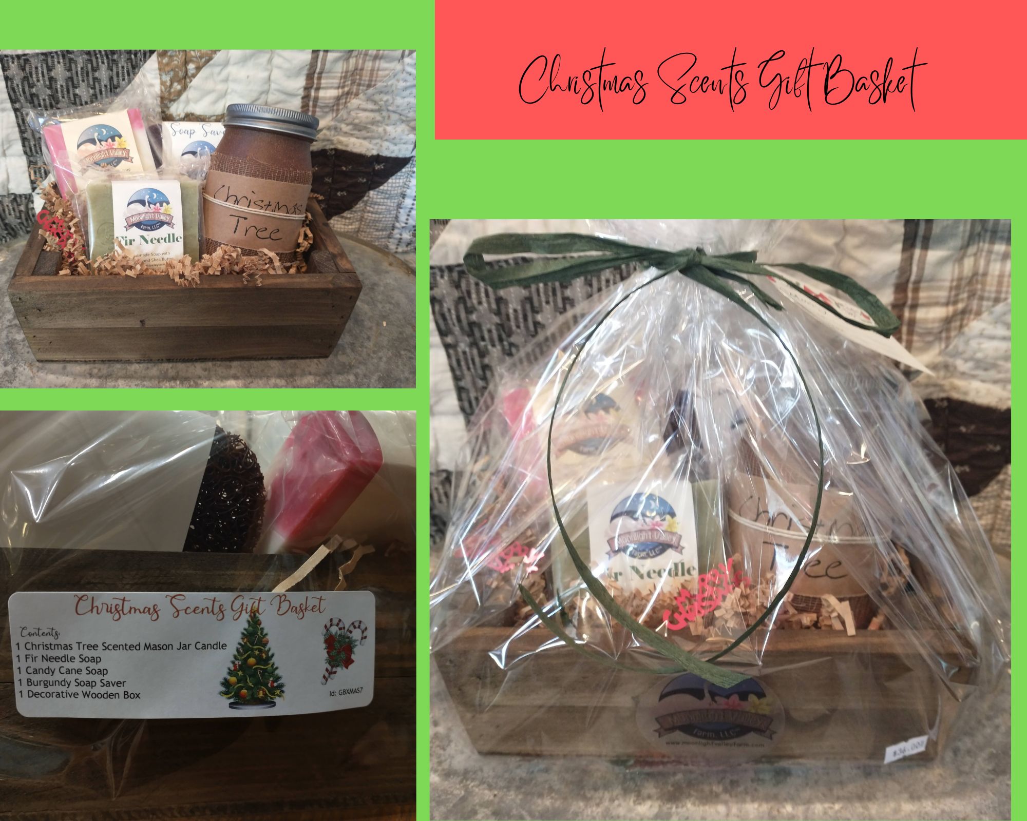 Christmas Scents Gift Basket Set