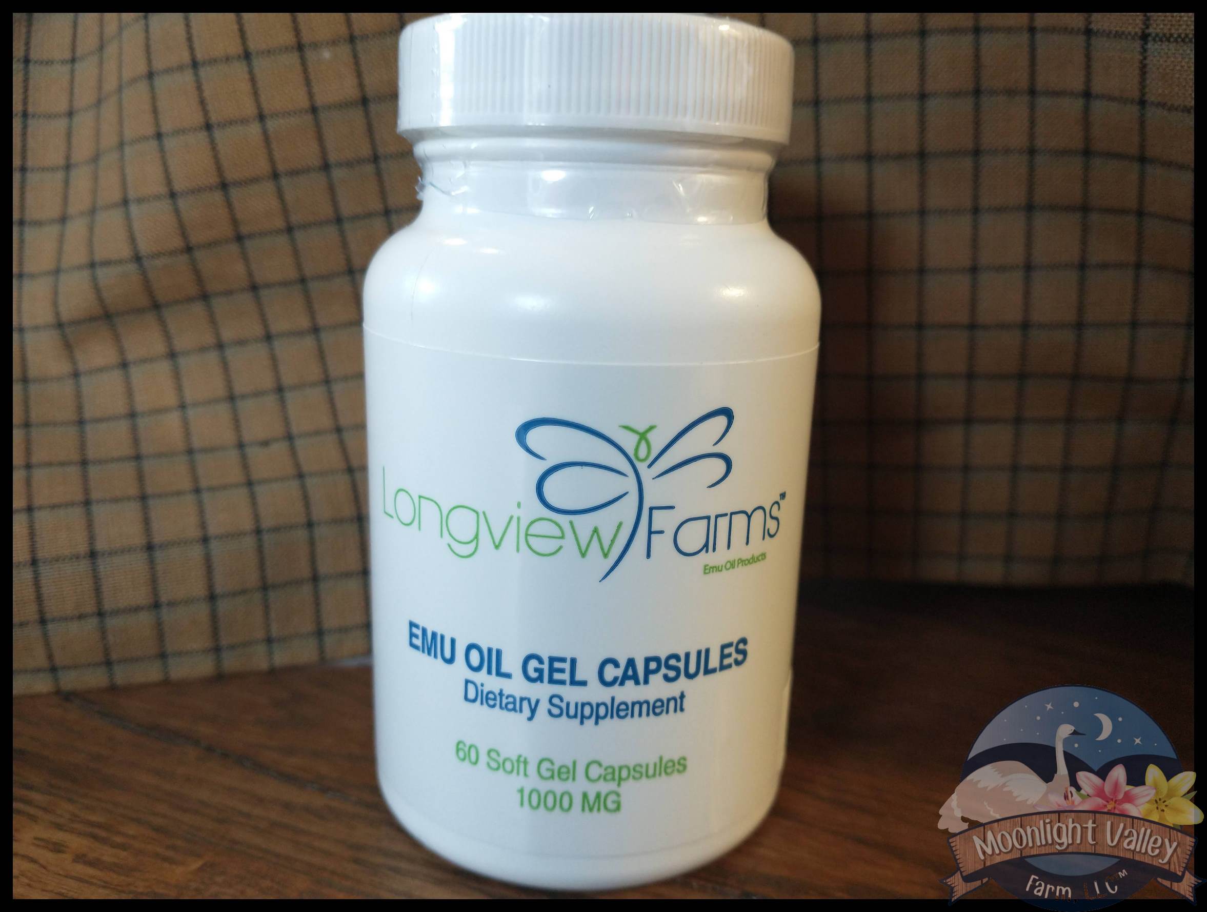 Emu Oil Gel Capsules - 60 Count - 1000 MG Each - Click Image to Close
