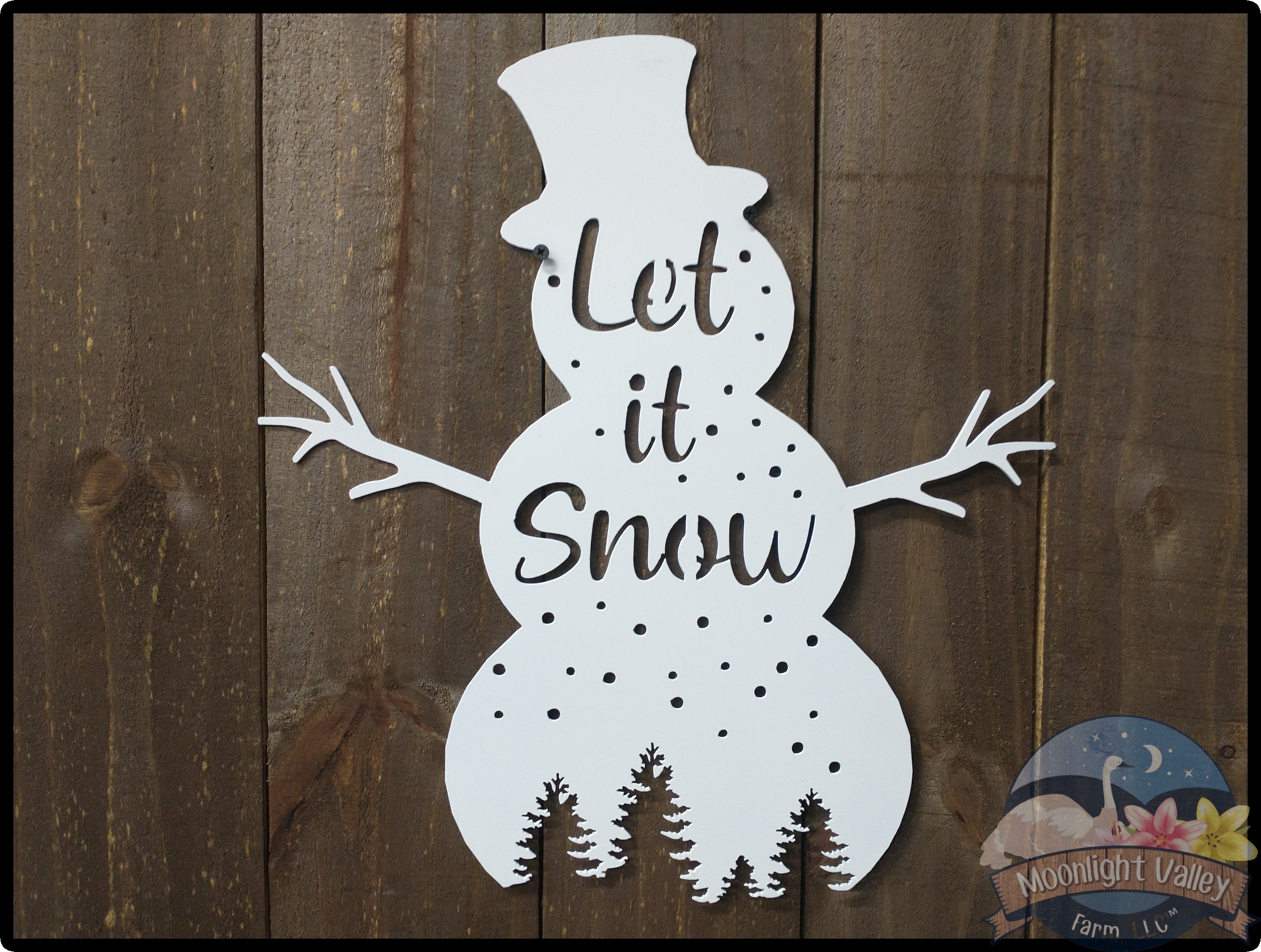 Let it Snow Snowman - Click Image to Close