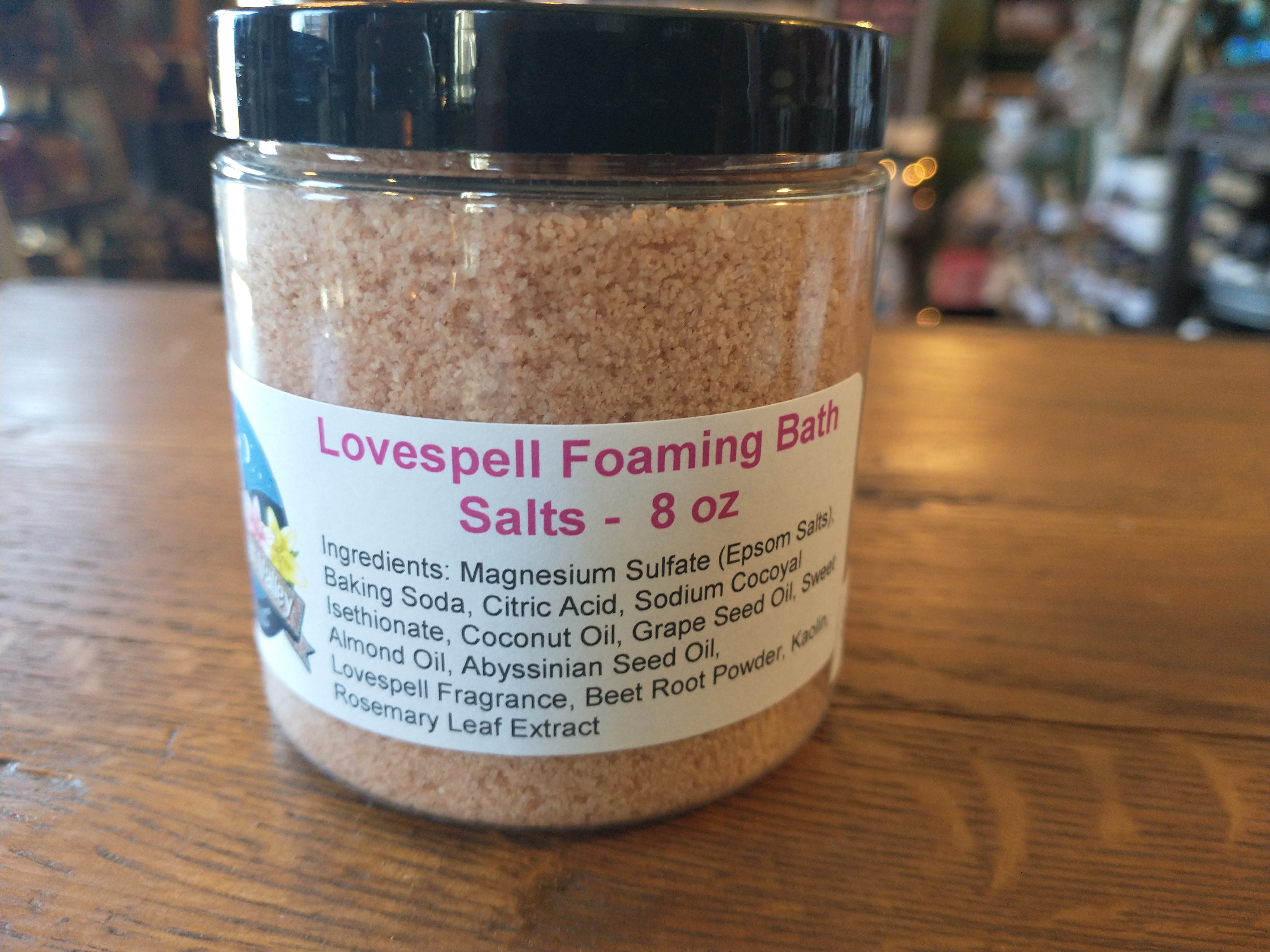Lovespell Foaming Bath Salts - Click Image to Close