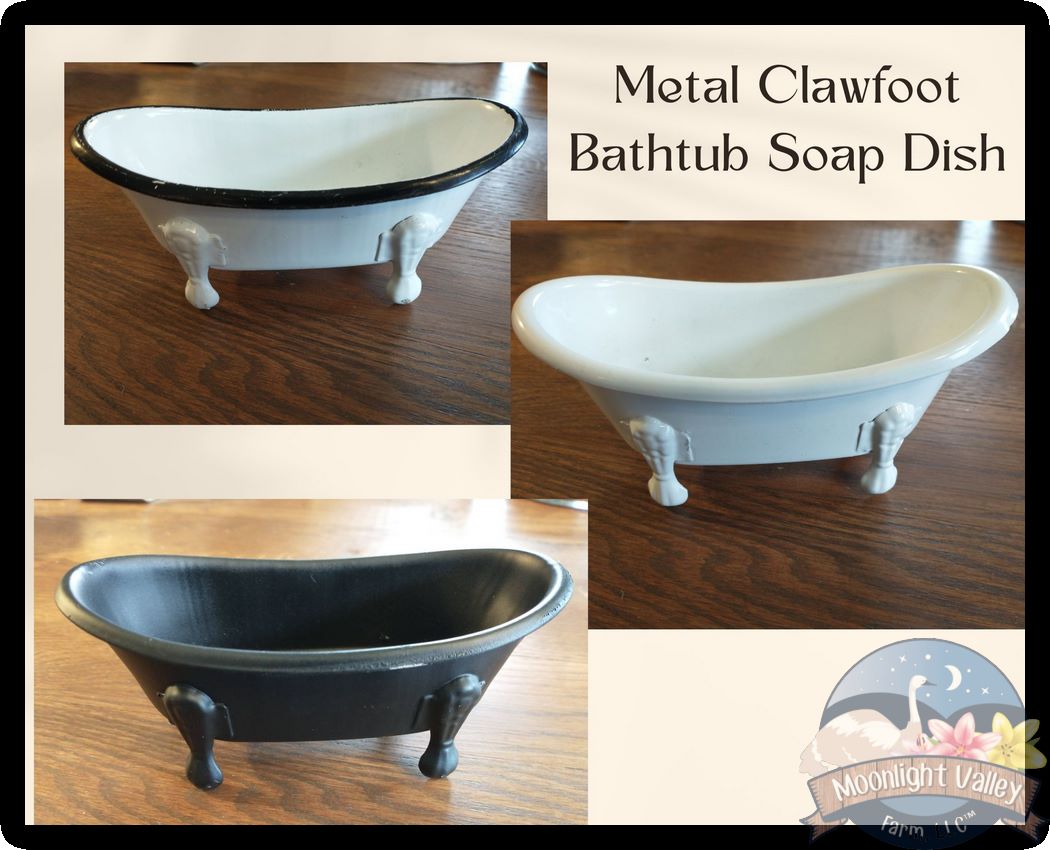 *Metal Bathtub Soap Dish