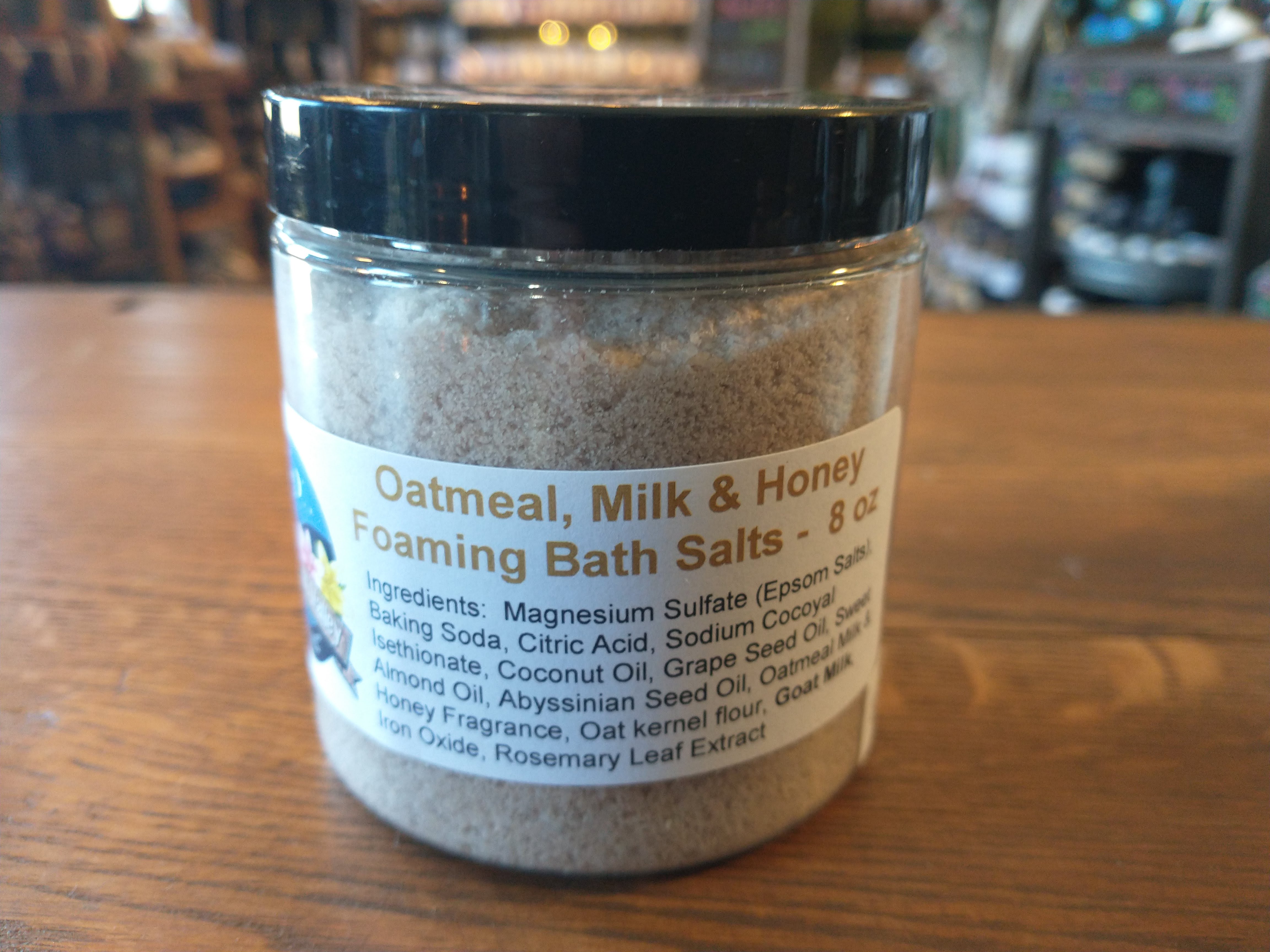 Oatmeal Milk & Honey Foaming Bath Salts (with Goat's Milk)