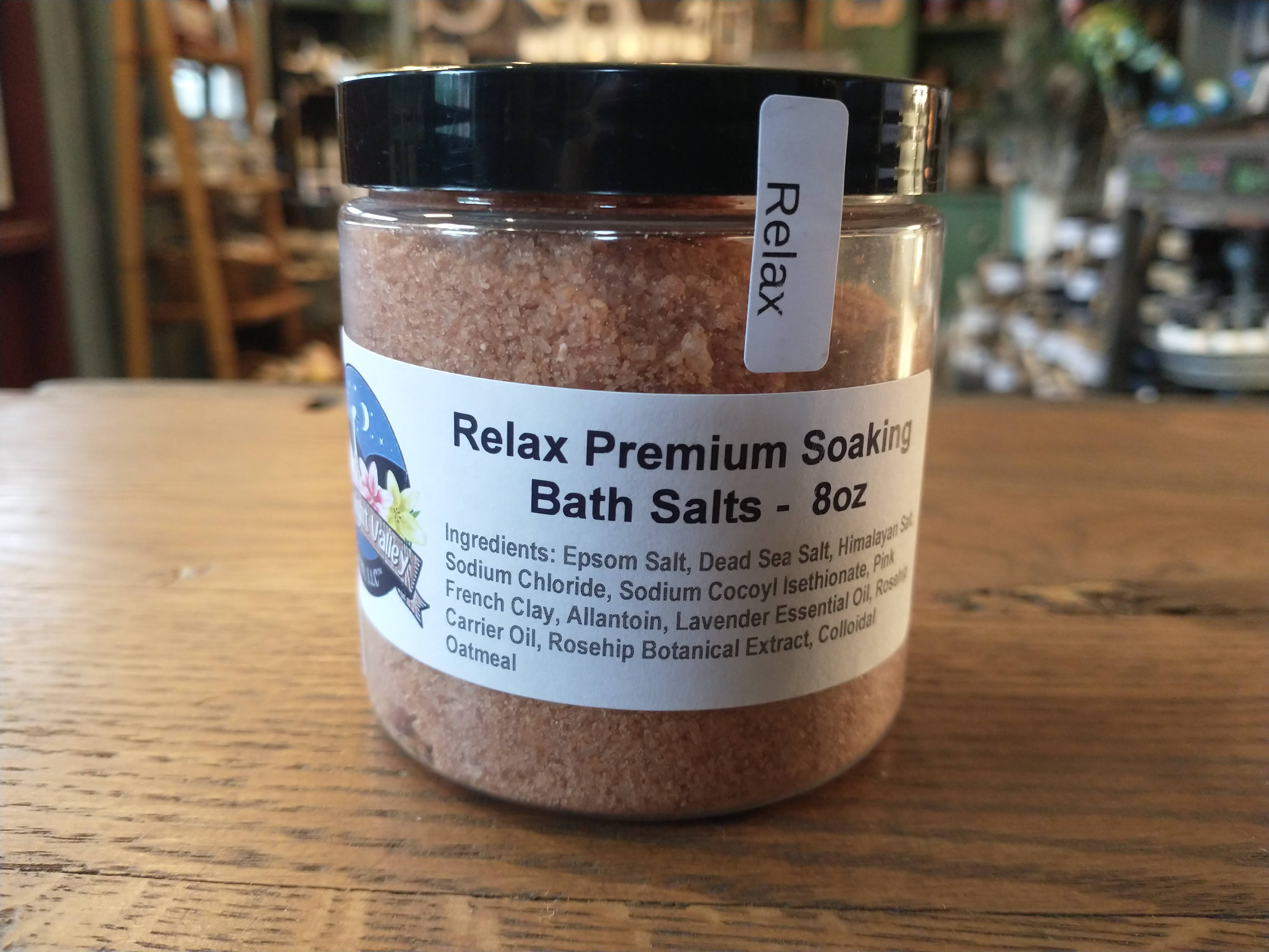 Relax Premium Soaking Bath Salts - Click Image to Close