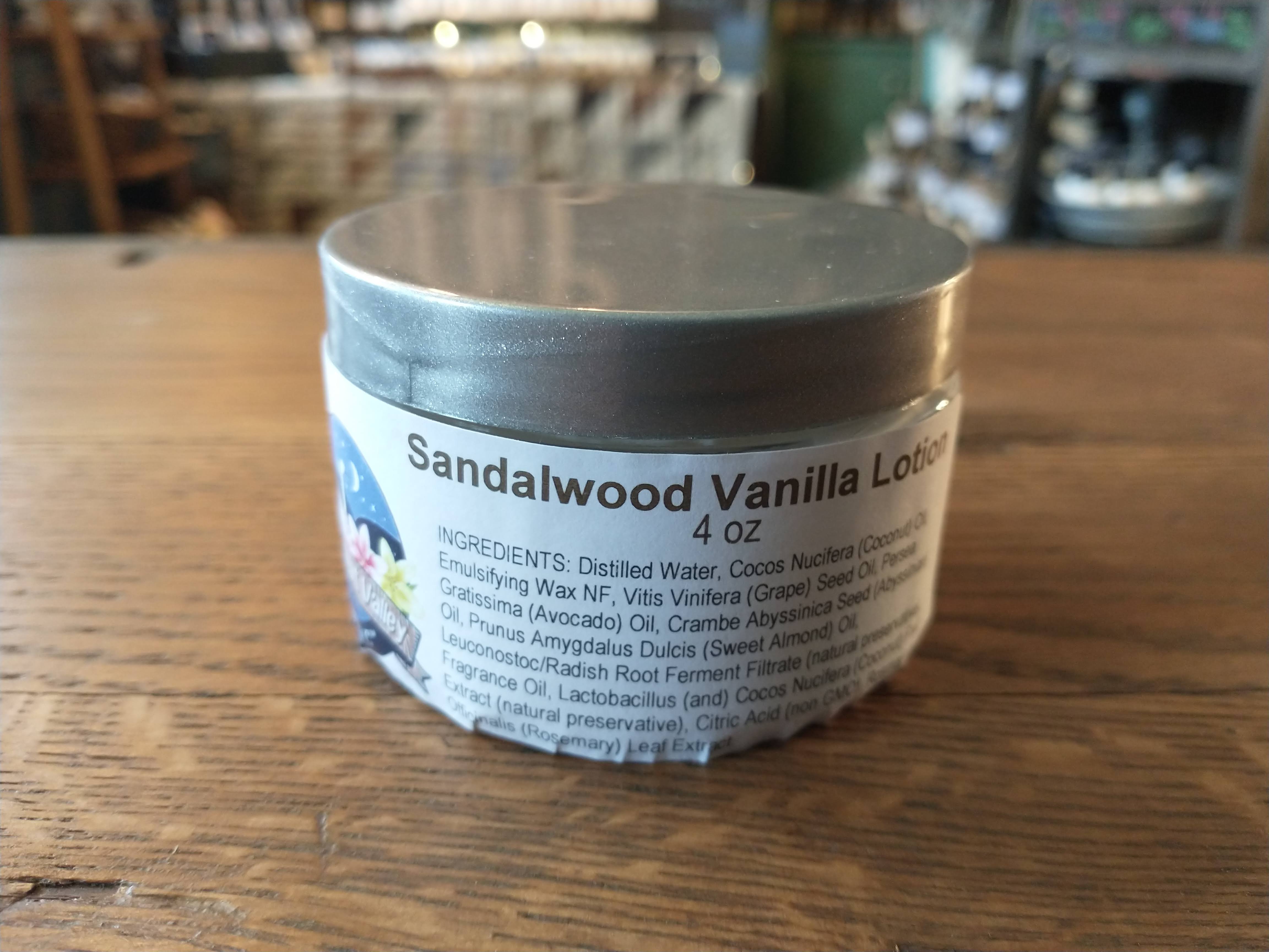 Sandalwood Vanilla Lotion - Click Image to Close