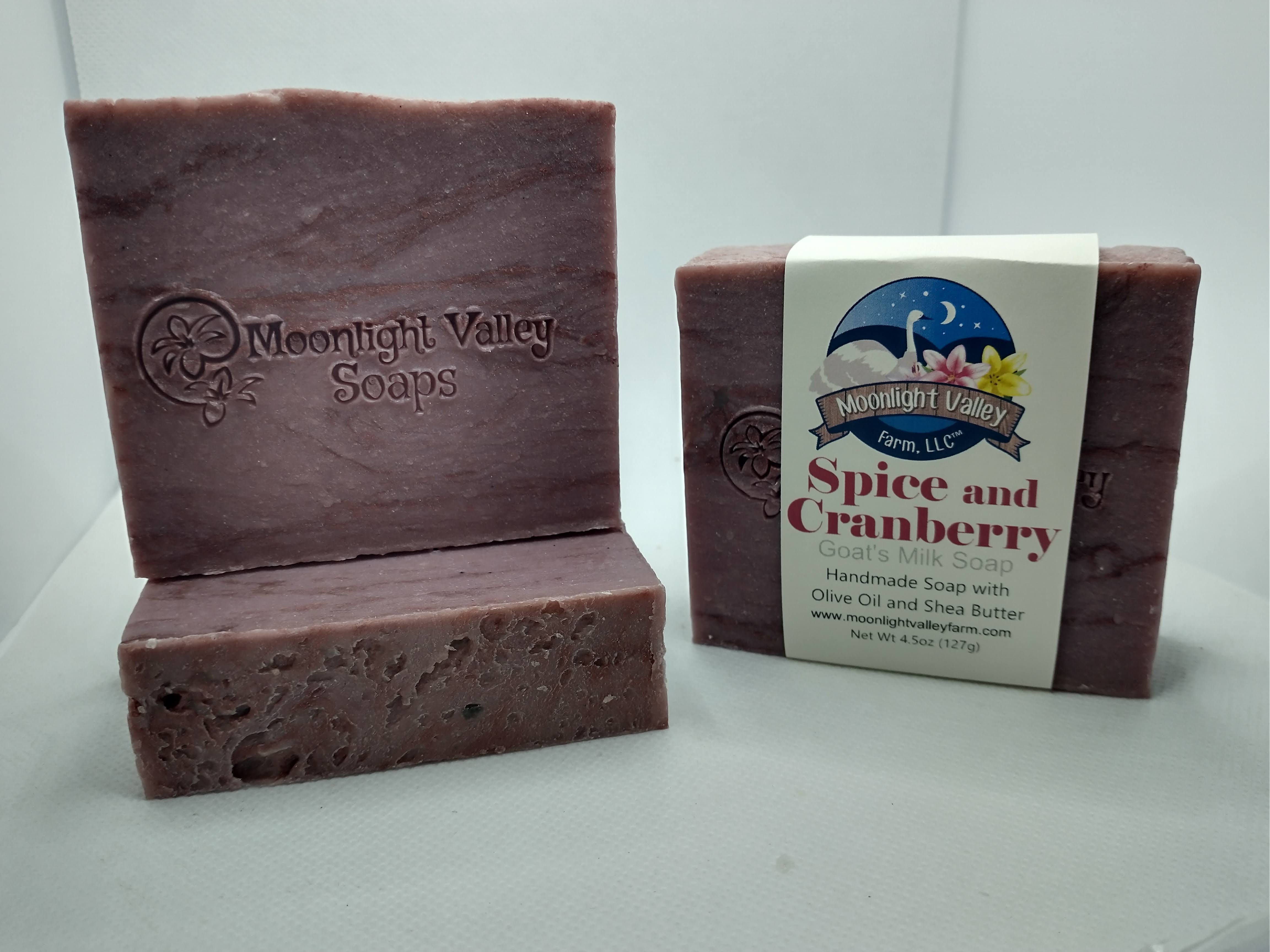 Spice & Cranberry Goat's Milk Soap