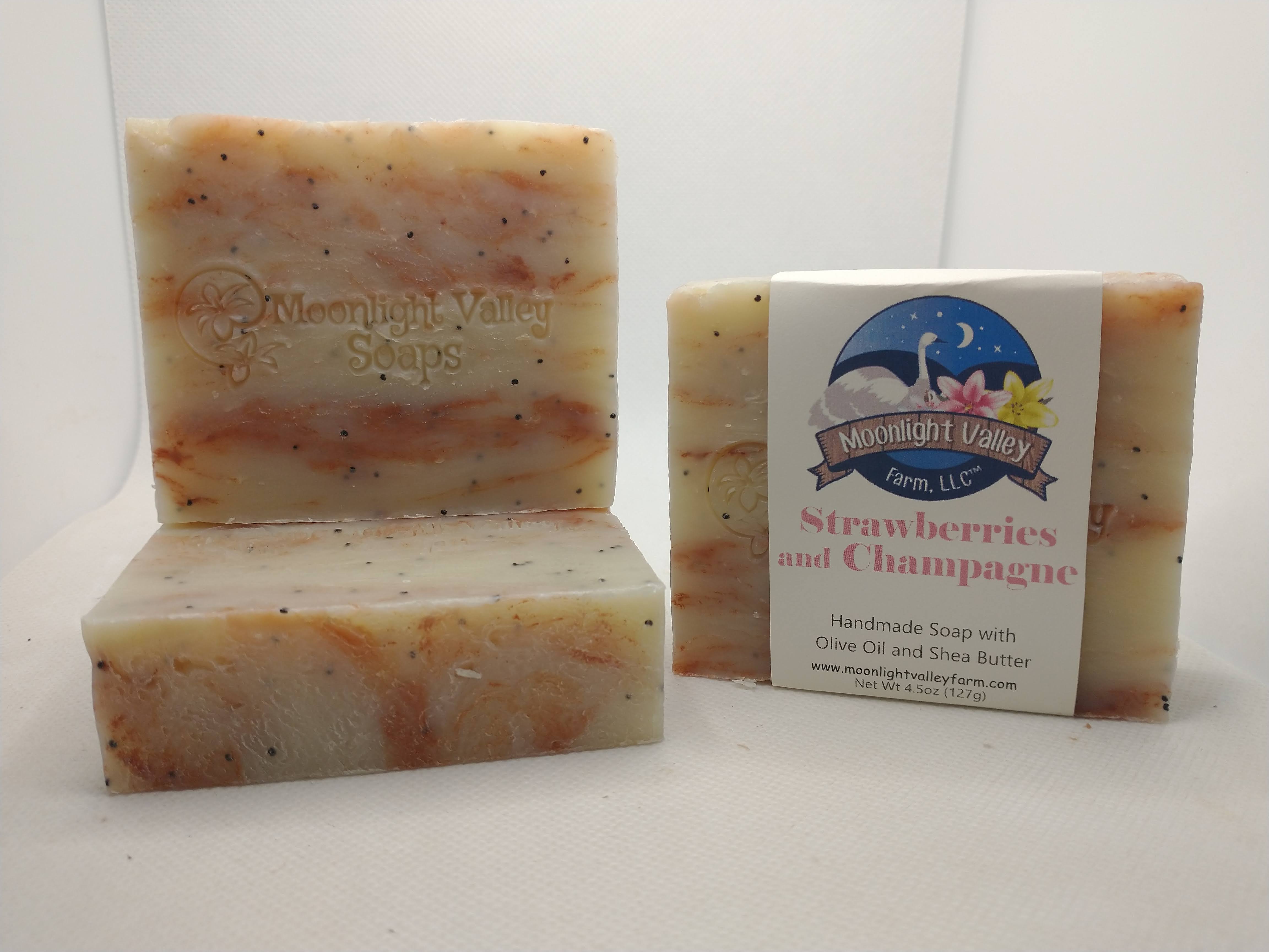 Strawberries and Champagne Soap - Click Image to Close
