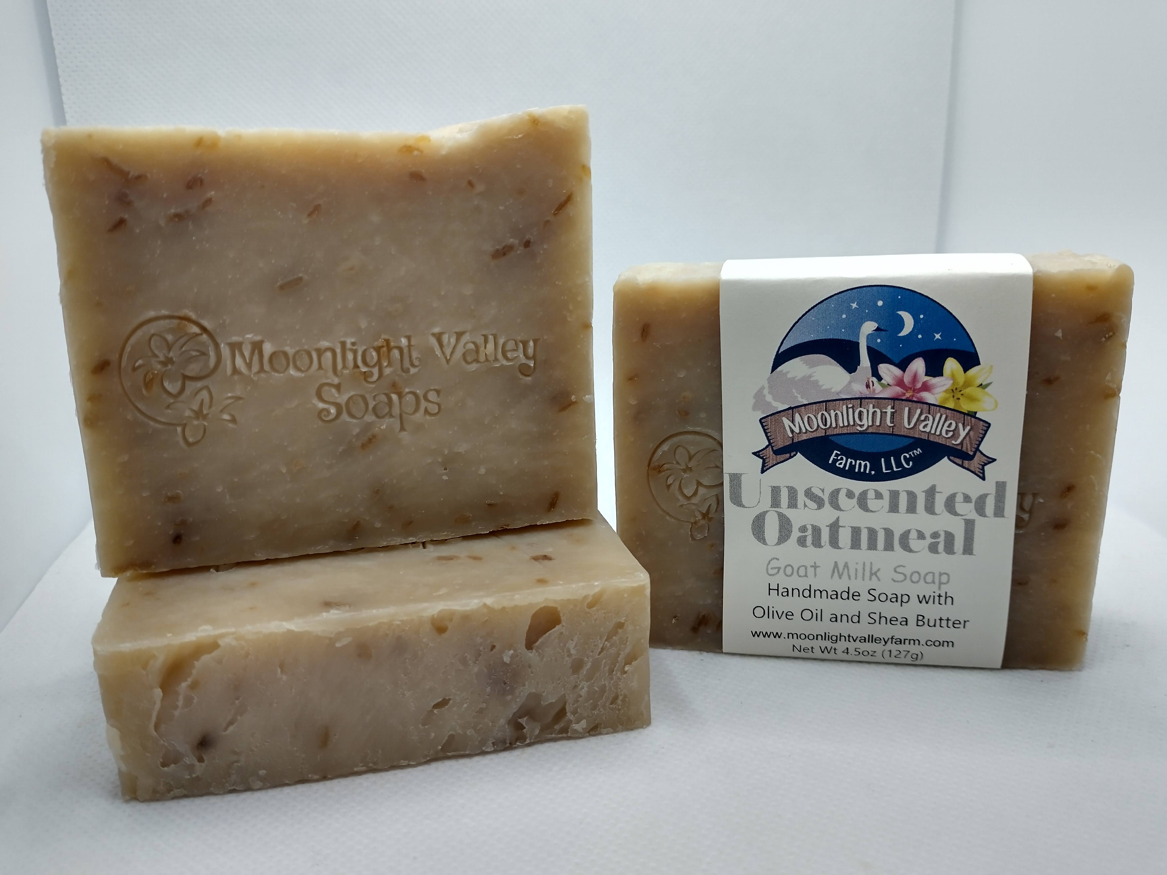 Unscented Oatmeal Goat's Milk Soap - Click Image to Close
