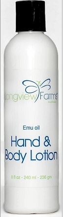 Emu Oil Hand & Body Lotion - 8 oz