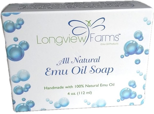 Emu Oil Soap - Rose Scent - 4 oz - Click Image to Close