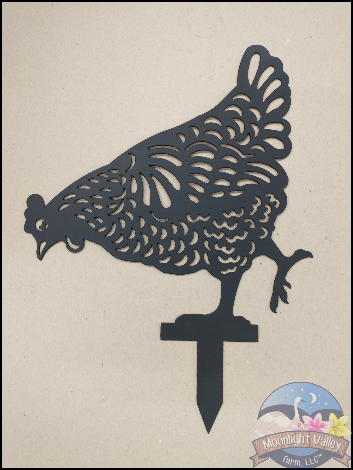 (image for) Chicken Yard Stake #4