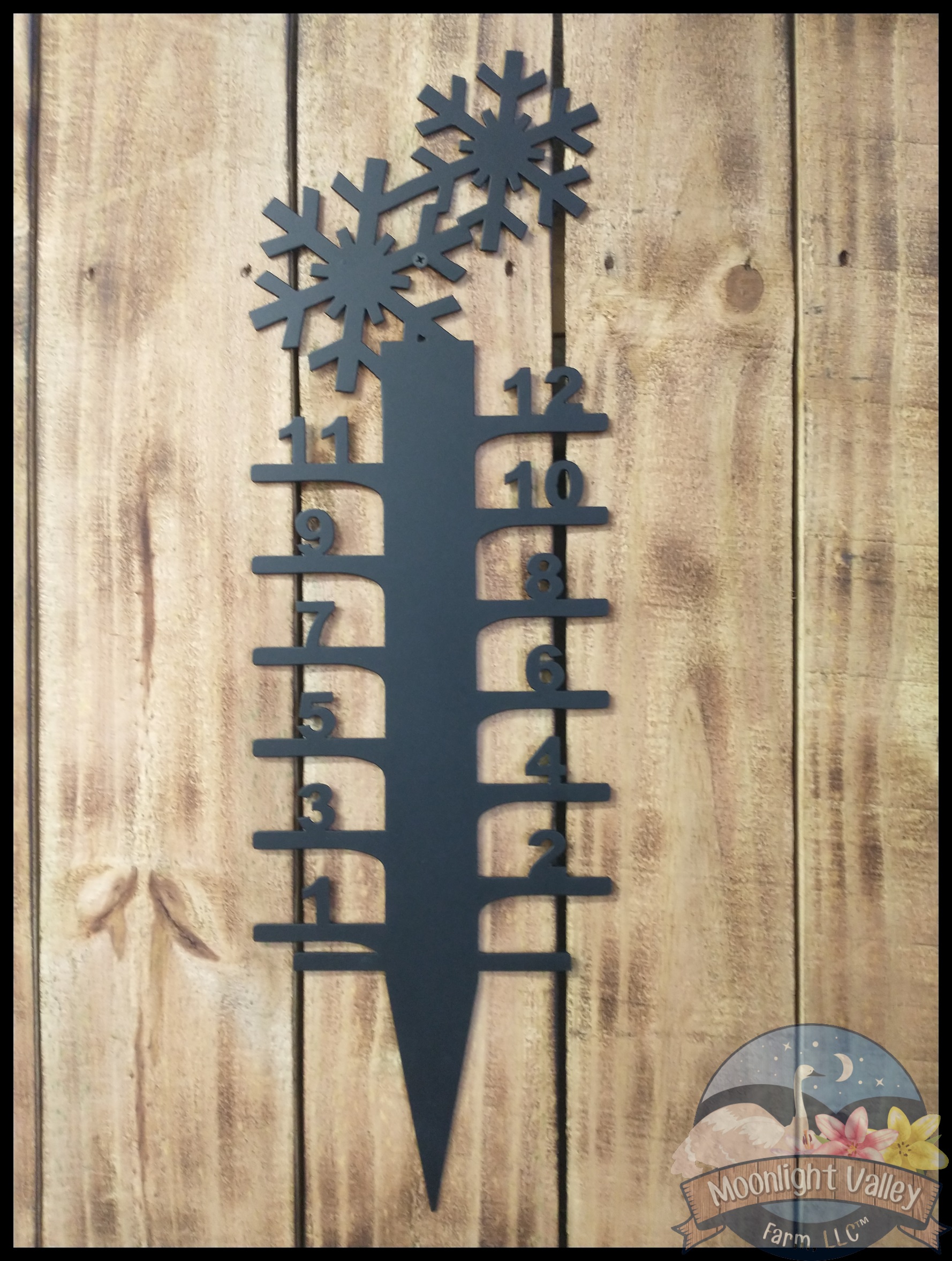 (image for) Snowflake Snow Gauge