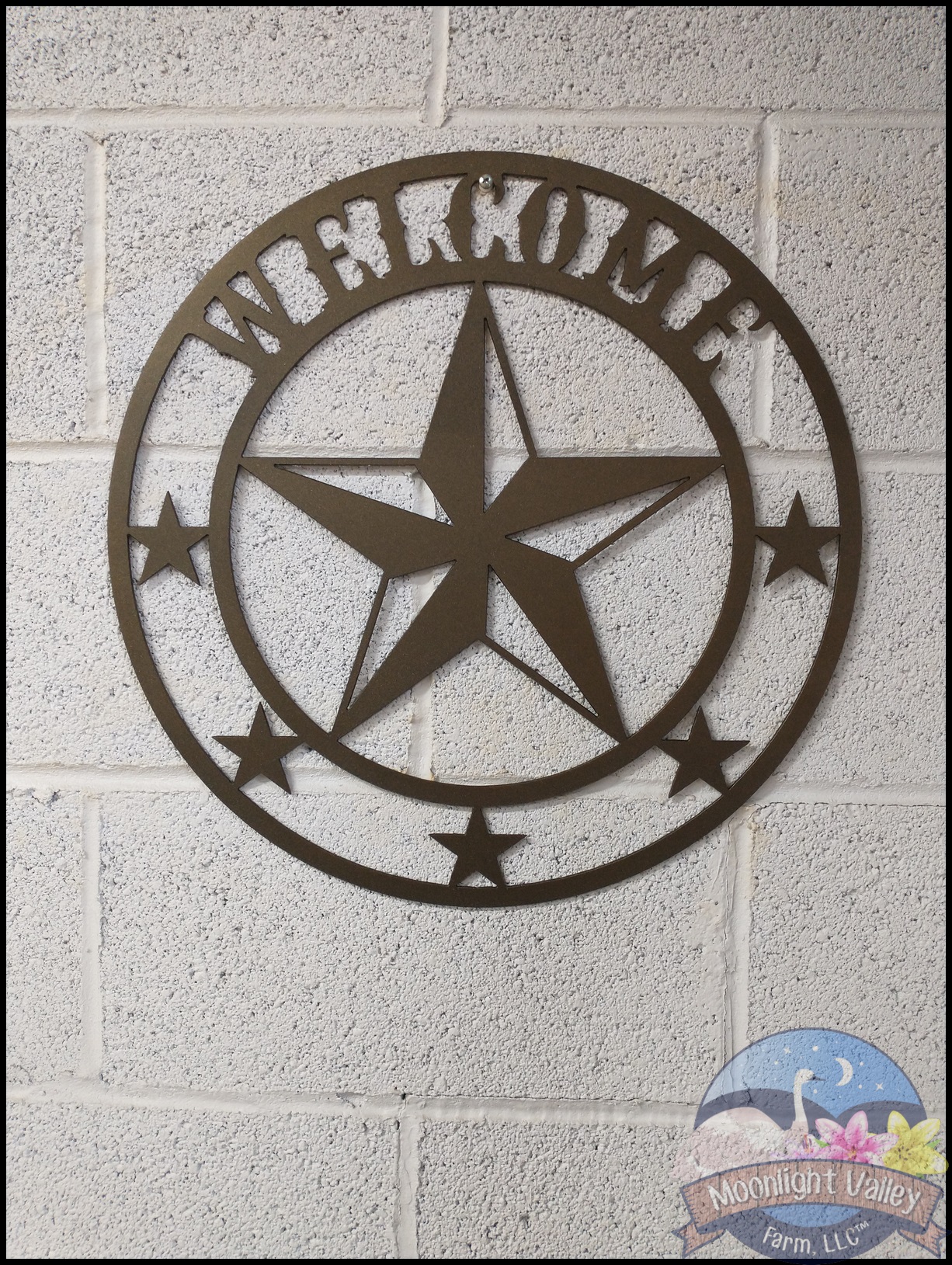 Rustic Star Welcome Sign